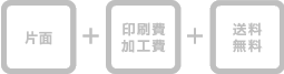 チラシA4 サイズ制作・片面(フルカラー)