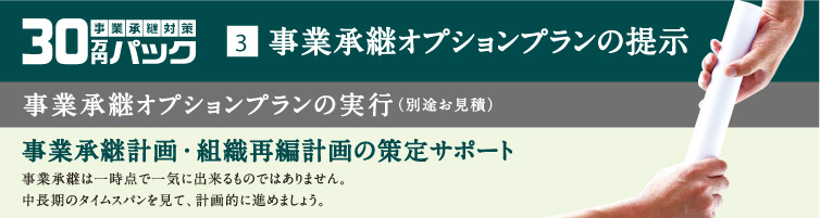 事業承継オプションプランの提示